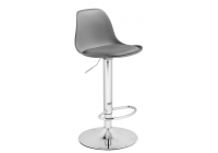 Барный стул Woodville Soft gray / chrome