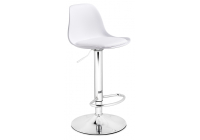 Барный стул Woodville Soft white / chrome