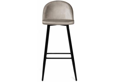 Фото Барный стул Woodville Dodo 1 light grey with edging / black