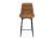Фото Полубарный стул крутящийся Woodville Алст К кирпичный / черный