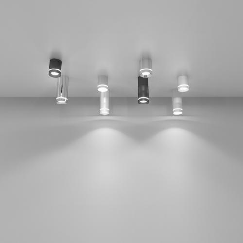 Фото Elektrostandard DLR022 накладной точечный светильник белый матовый
