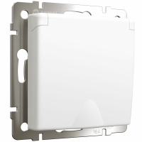 Розетка c крышкой IP44 Werkel W1171261 белый матовый
