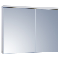 Зеркальный шкаф Aquaton Брук 100 белый 1A200702BC010
