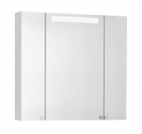 Зеркальный шкаф Aquaton Мадрид 80 М со светильником белый 1A175202MA010