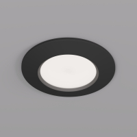 Влагозащищенный встраиваемый светильник Denkirs Facet DK3016-BK