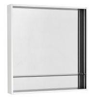 Зеркальный шкаф Aquaton Ривьера 80 белый матовый 1A239102RVX20
