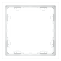 Рамка пластиковая на 1 пост Voltum S70, белый матовый, VLS100102