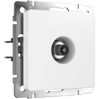 ТВ-розетка оконечная Werkel W1183061 белый матовый