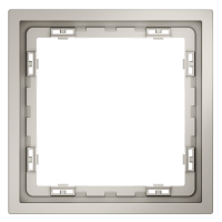 Рамка пластиковая на 1 пост Voltum S70, кашемир, VLS100103