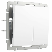 Выключатель одноклавишный с подсветкой Werkel W1110161 белый матовый