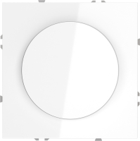 Диммер встраиваемый поворотно-нажимной 600 Вт Voltum S70, белый глянцевый, VLS070301