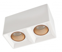 Накладной точечный светильник Denkirs Rodvig DK3085-WH+BR