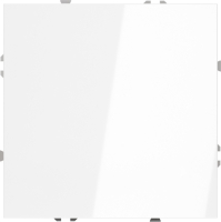 Заглушка с суппортом Voltum S70, белый глянцевый, VLS080101