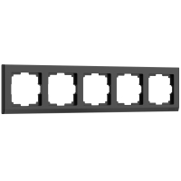 Рамка из поликарбоната на 5 постов Werkel Stark W0051808 черный