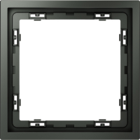 Рамка пластиковая на 1 пост Voltum S70, титан, VLS100106