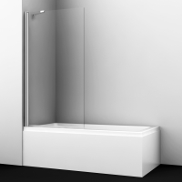 WasserKraft Berkel 48P01-80 Fixed стеклянная шторка на ванну