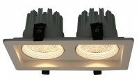 Светильник встраиваемый потолочный светодиодный Arte Lamp A7007PL-2WH