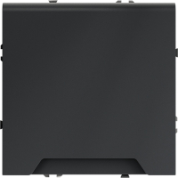 Розетка встраиваемая с крышкой VOLTUM S70, графит, VLS040307