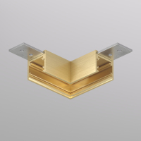 Угловой элемент для трека Denkirs Shine Base TR5731-SB, латунь