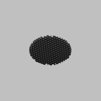 Антибликовая решетка для точечного светильникаDenkirs Net DK1500-BK