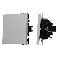 Выключатель одноклавишный Arlight Nobe 059427 никель