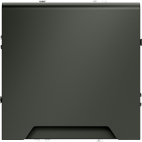 Розетка встраиваемая с крышкой VOLTUM S70, титан, VLS040306