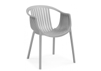 Пластиковый стул Woodville Боркас серый