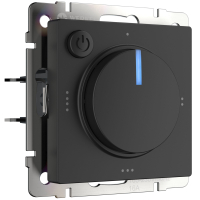 Терморегулятор электромеханический для теплого пола Werkel W1151108 черный матовый