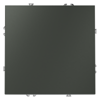 Выключатель с самовозвратом одноклавишный Voltum S70, титан, VLS010606