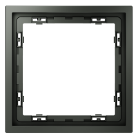 Рамка пластиковая на 1 пост Voltum S70, титан, VLS100106