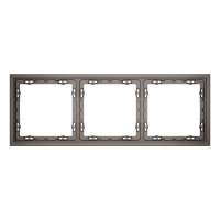 Рамка пластиковая на 3 поста Voltum S70 VLS100314, капучино