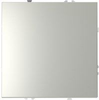 Перекрестный переключатель одноклавишный Voltum S70, сталь, VLS010505