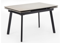 Керамический стол Notta Норман 140(200) carmen light grey / черный