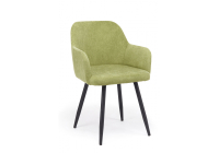 Стул на металлокаркасе Notta Инфини зеленый / черный