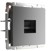 Розетка Ethernet RJ-45 Werkel W1181064 графит матовый