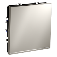 Проходной переключатель одноклавишный с подсветкой Voltum S70, кашемир, VLS010403