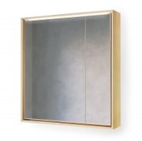 Зеркальный шкаф Raval Frame 75 дуб сонома с подсветкой