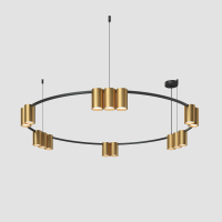 Подвесной светильник Denkirs Orbit DK4067-BK+SG