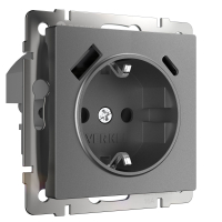 Розетка с USB тип A+C Werkel W1171764 графит матовый