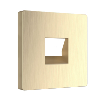 Накладка для телефонной розетки RJ11 Werkel W1192010 шампань рифленый