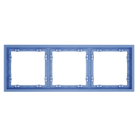 Рамка пластиковая на 3 поста Voltum S70 VLS100315, деним