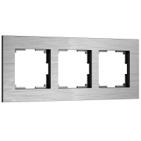 Рамка из металла на 3 поста Werkel АluMax W0033506 алюминий