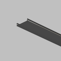 Экран для шинопровода Denkirs Smart Base TR2010-BK, черный