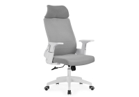 Компьютерное кресло Woodville Flok gray / white