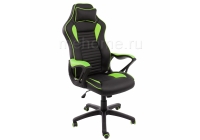 Компьютерное кресло Woodville Leon черное / зеленое