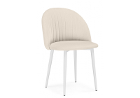 Стул на металлокаркасе Woodville Дарлин светло-бежевый / белый