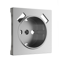 Накладка для розетки USB Werkel W1179565 серебряный матовый
