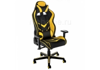 Компьютерное кресло Woodville Racer черное/желтое