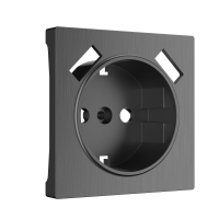Накладка для розетки USB Werkel W1179504 графит рифленый