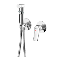 Смеситель с гигиеническим душем встраиваемый Lemark Ortus LM11319C